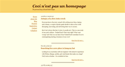 Desktop Screenshot of cecinestpasun.com